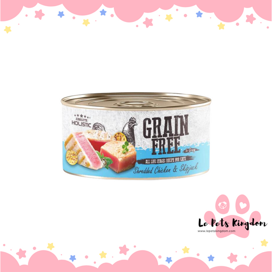 Absolute Holistic Grain-Free Gravy Cat Shredded Chicken & Skipjack 80g