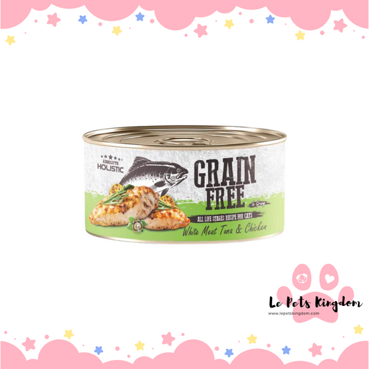 Absolute Holistic Grain-Free Gravy Cat White Meat Tuna & Chicken 80g