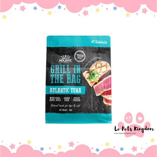 Absolute Holistic Grill In The Bag Atlantic Tuna Grain-Free Treats For Cats & Dogs