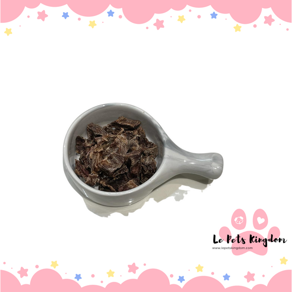 Homemade Dehydrated Beef Cube Treats