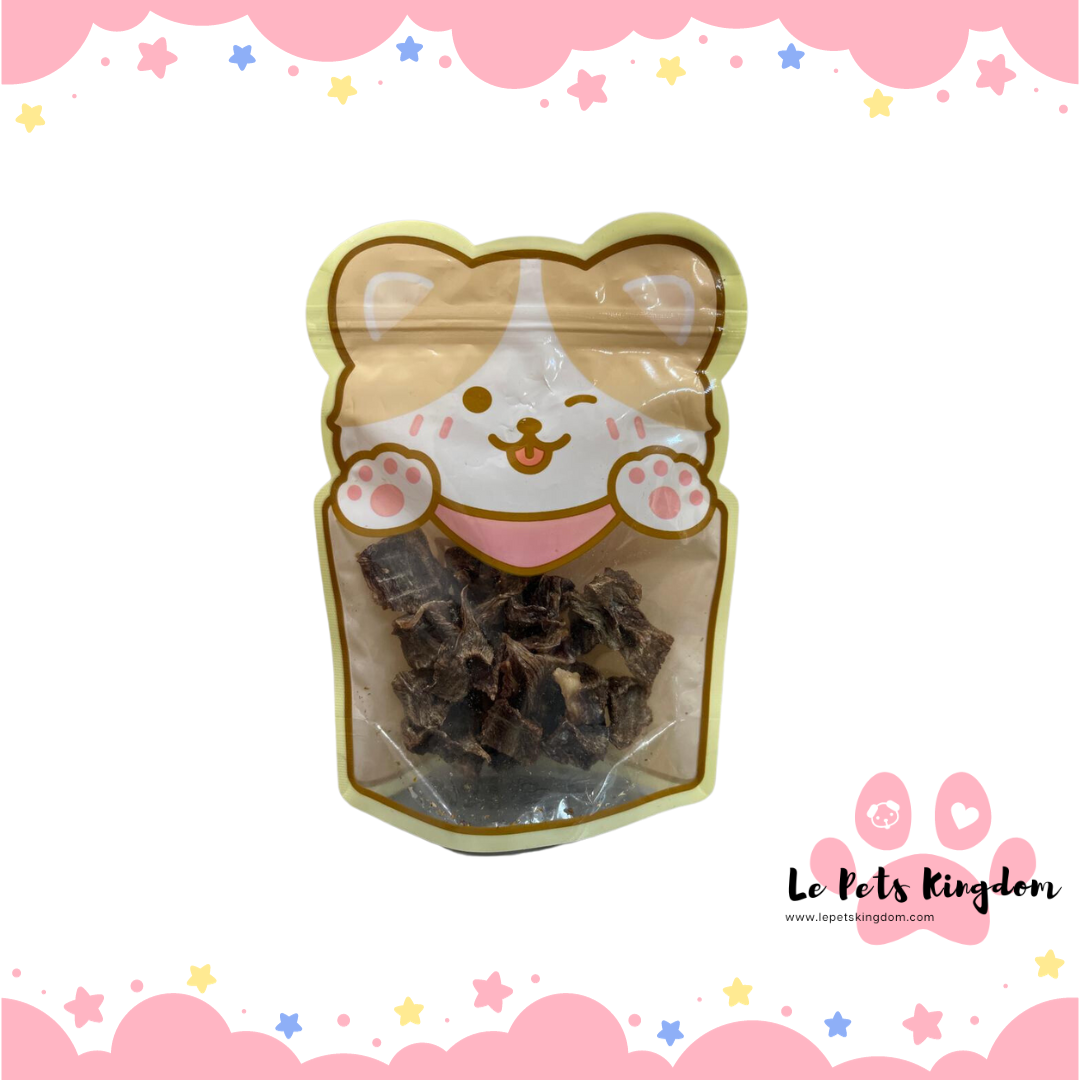 Homemade Dehydrated Beef Cube Treats