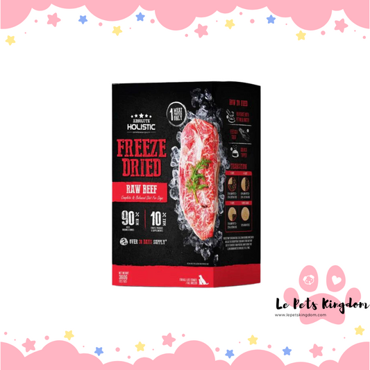 [BUNDLE SALE] Absolute Holistic Patties Beef Grain-Free Freeze-Dried Dog Food