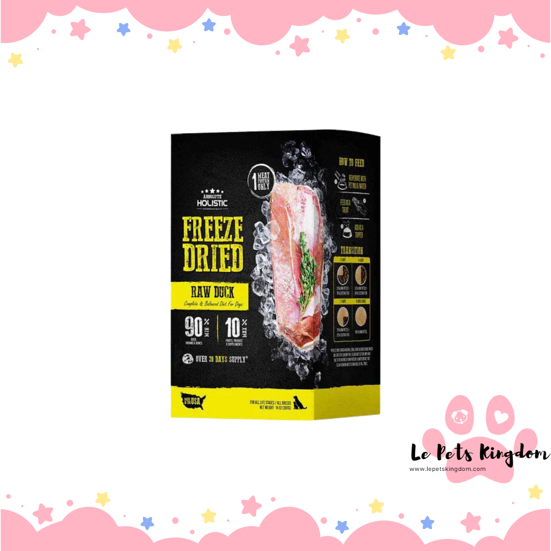 [BUNDLE SALE] Absolute Holistic Patties Duck Grain-Free Freeze-Dried Dog Food