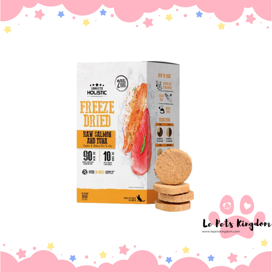 [BUNDLE SALE] Absolute Holistic Patties Salmon & Tuna Grain-Free Freeze-Dried Cat Food
