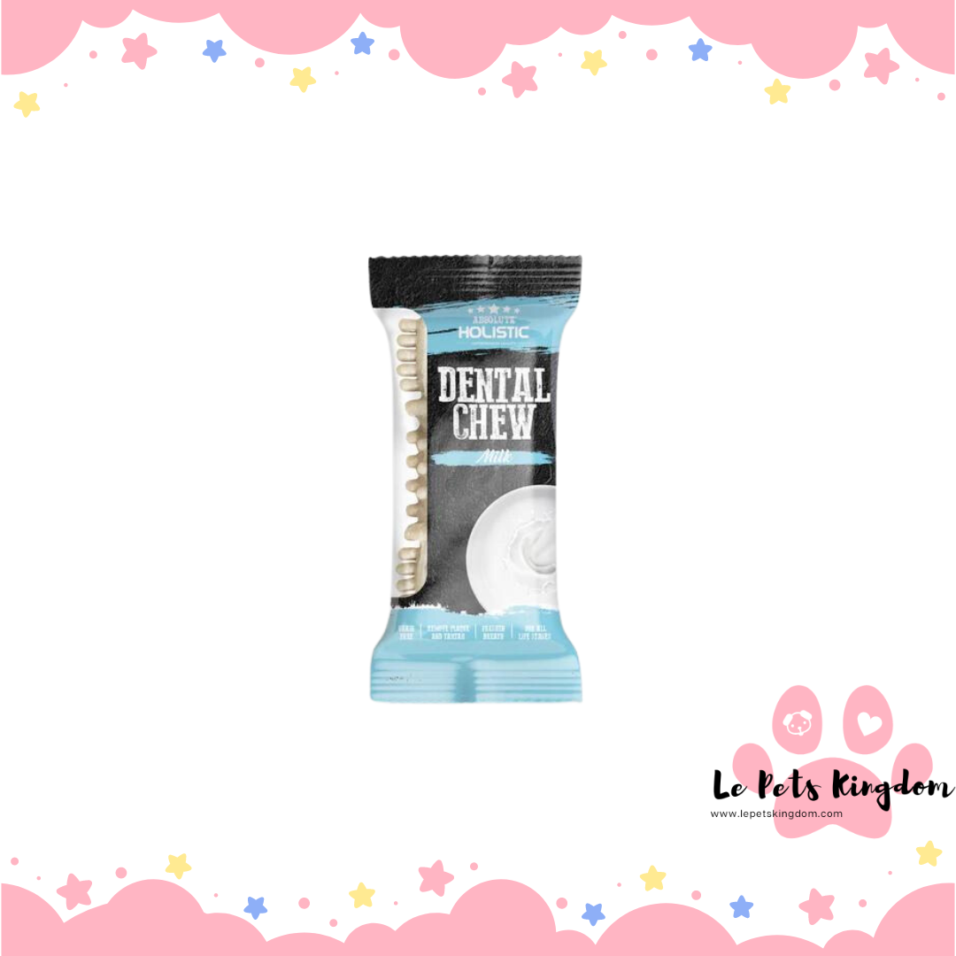 [BUNDLE OF 12] Absolute Holistic Boost Milk Grain-Free Dental Dog Chew