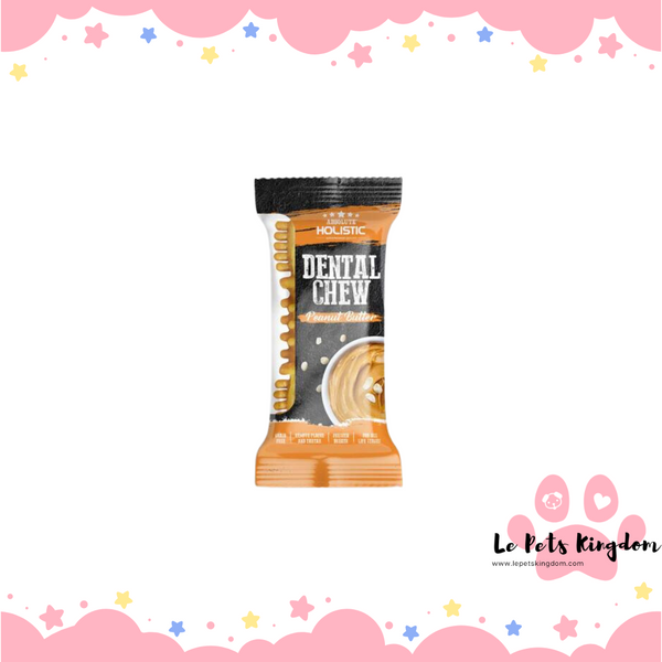 [BUNDLE OF 12] Absolute Holistic Boost Peanut Butter Grain-Free Dental Dog Chew