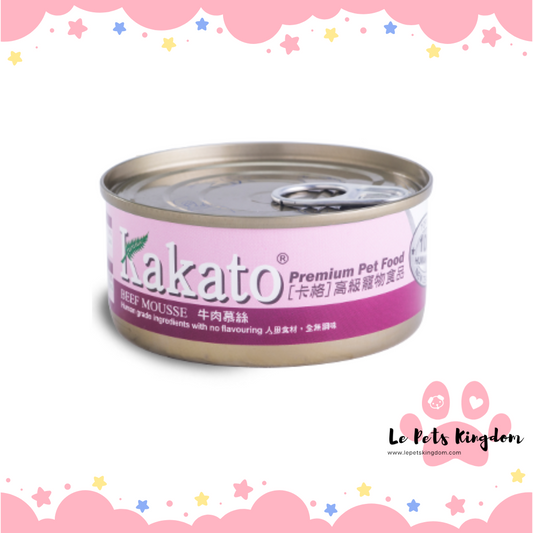 Kakato Beef Mousse For Cat & Dog Food 70g