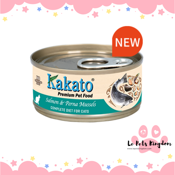 Kakato Salmon & Perna Mussels Canned Cat & Dog Food 70g