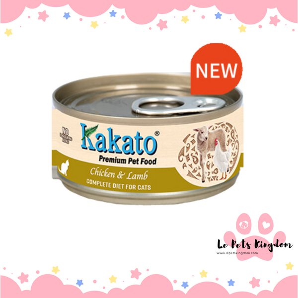 Kakato Chicken & Lamb Canned Cat & Dog Food 70g