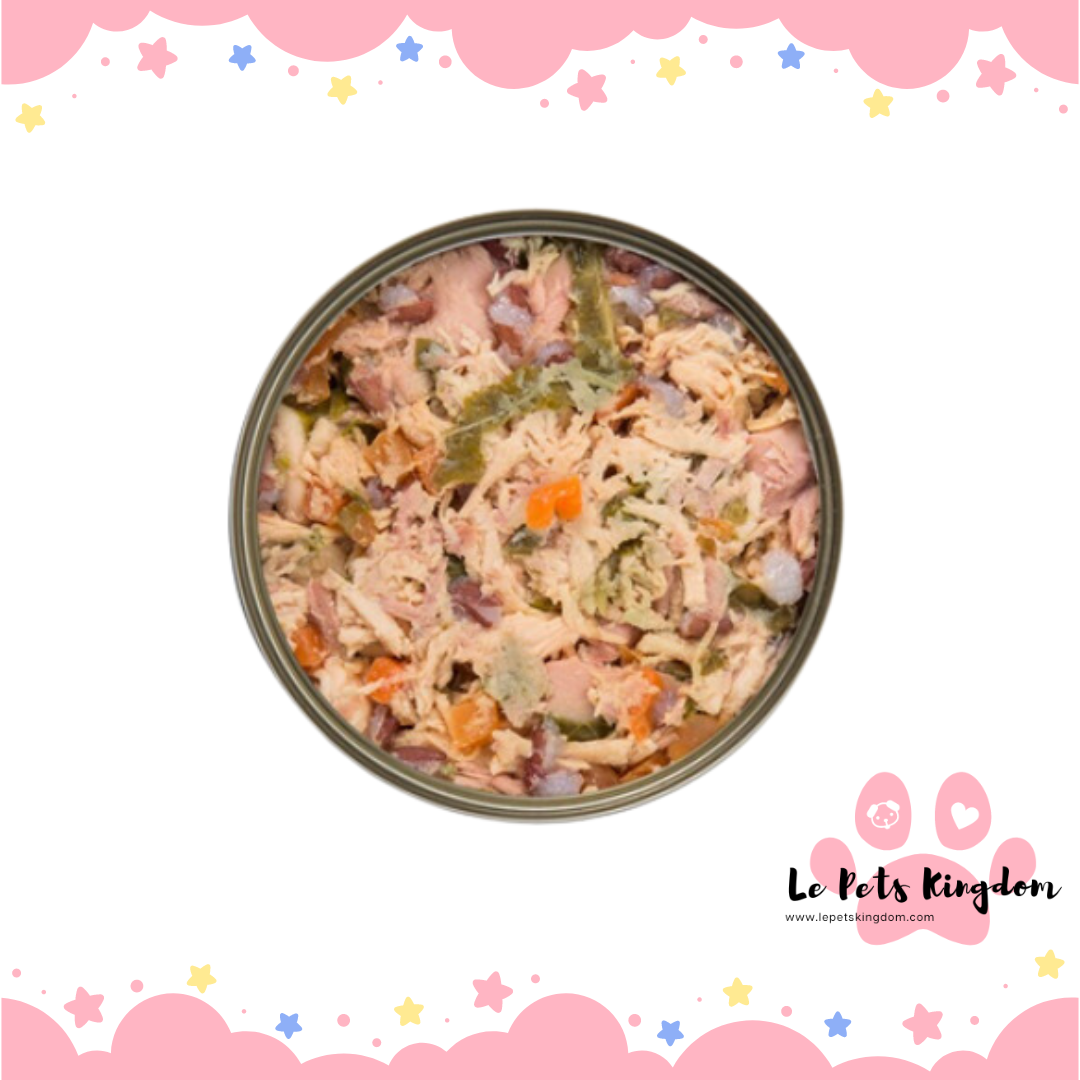 Kakato Chicken, Tuna And Vegetables Canned Food For Cat & Dog 170g