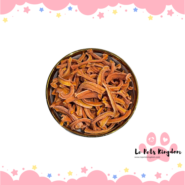 Homemade Dehydrated Carrot Treats