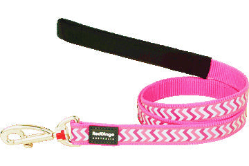 RedDingo - Reflective Ziggy Fixed Length Dog Lead 25mm
