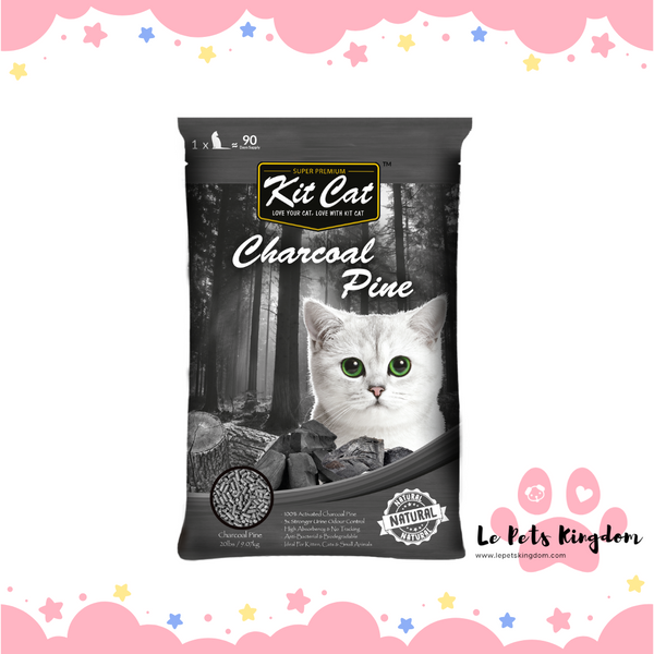 Kit Cat Pine Cat Litter - Activated Charcoal 20lb