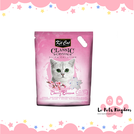 Kit Cat Classic Crystal Cherry Blossom Cat Litter 5L