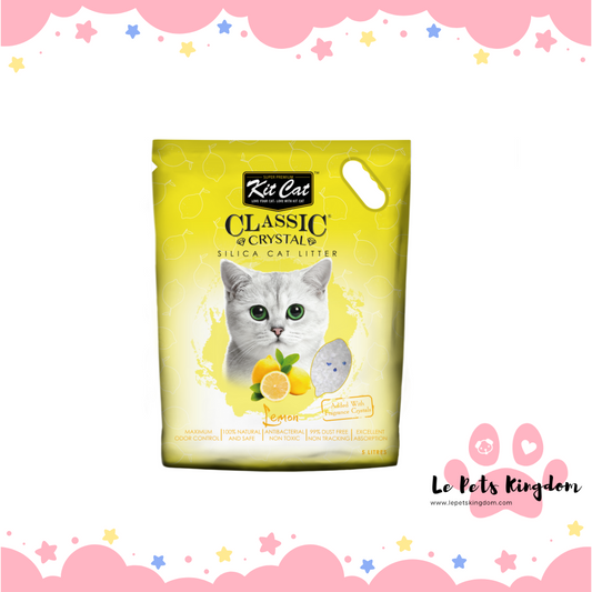 Kit Cat Classic Crystal Lemon Cat Litter 5L