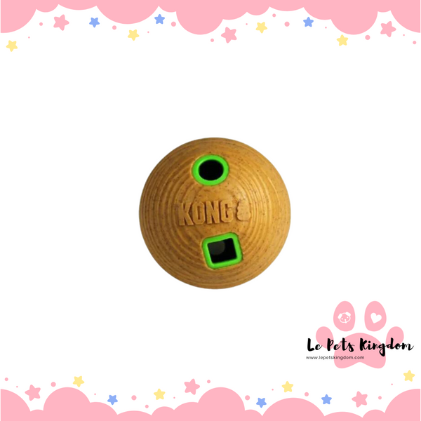 KONG Bamboo Feeder Ball Dog Toy
