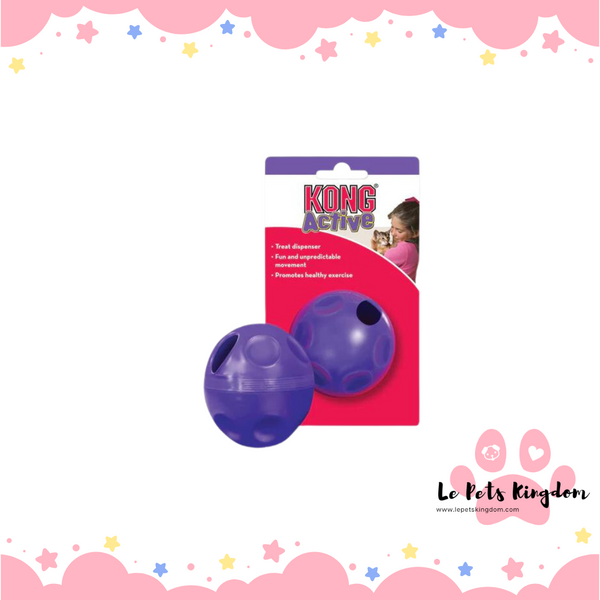 KONG Active Treat Dispensing Ball Cat Toy