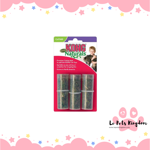 KONG Refillables Catnip Tubes 3-pk (9g)
