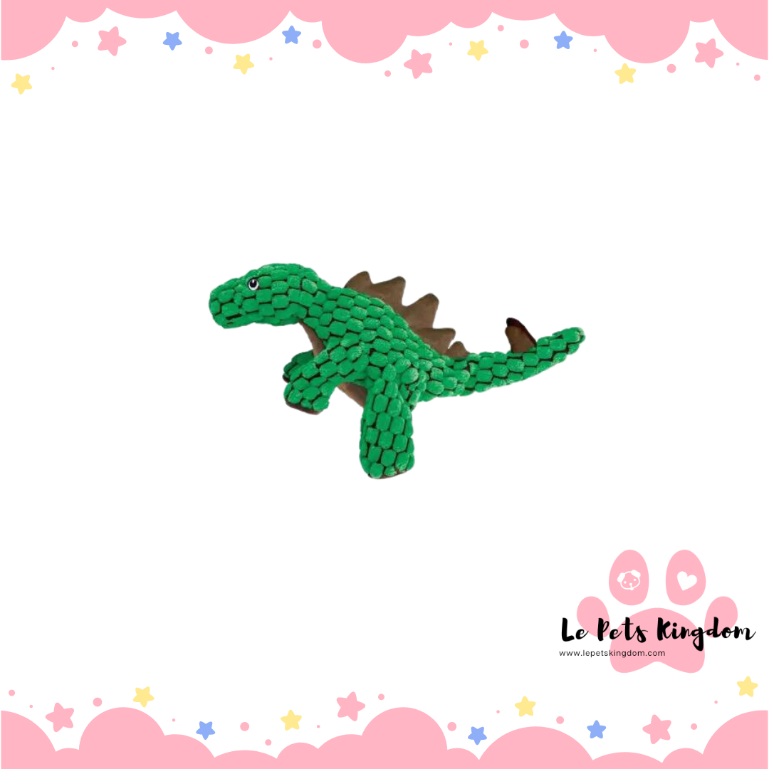KONG Dynos Stegosaurus Green Dog Toys
