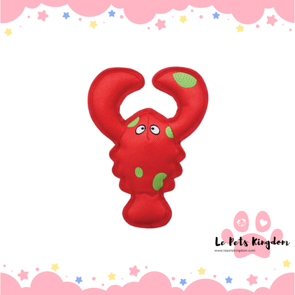 KONG Belly Flops Lobster Dog Toy