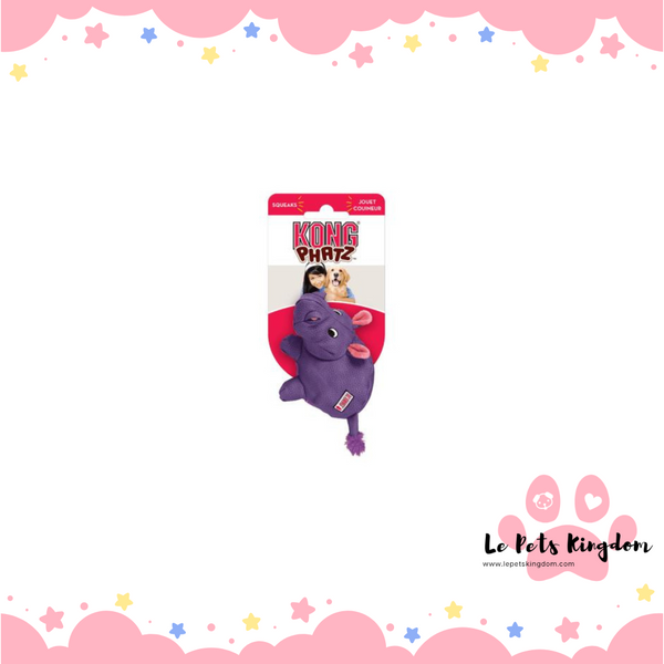KONG Phatz Hippo Dog Toys