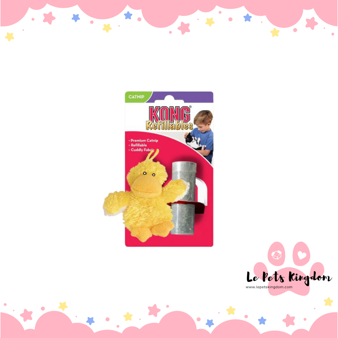 KONG Duckie Refillable Catnip Cat Toy
