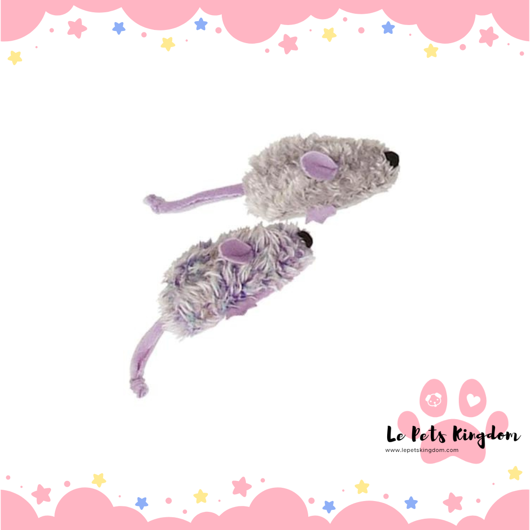 KONG Frosty Mice Refillable Catnip Cat Toy