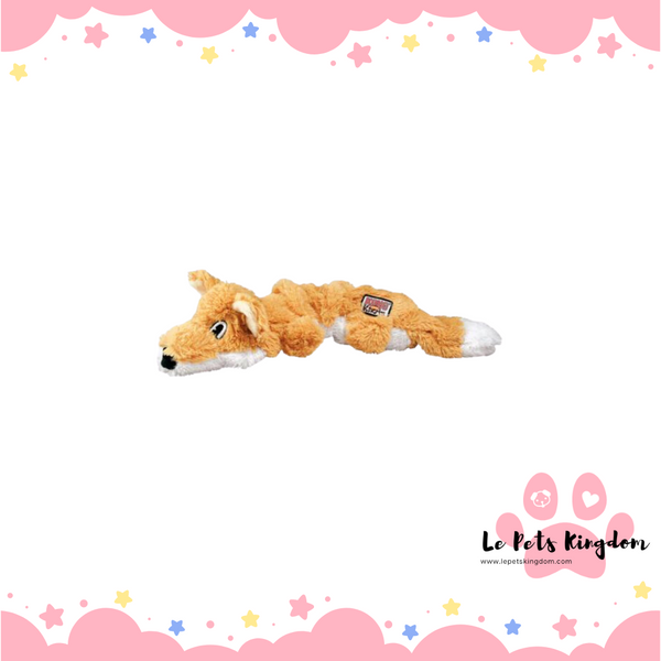 KONG Scrunch Knots Fox Dog Toy Small/Medium