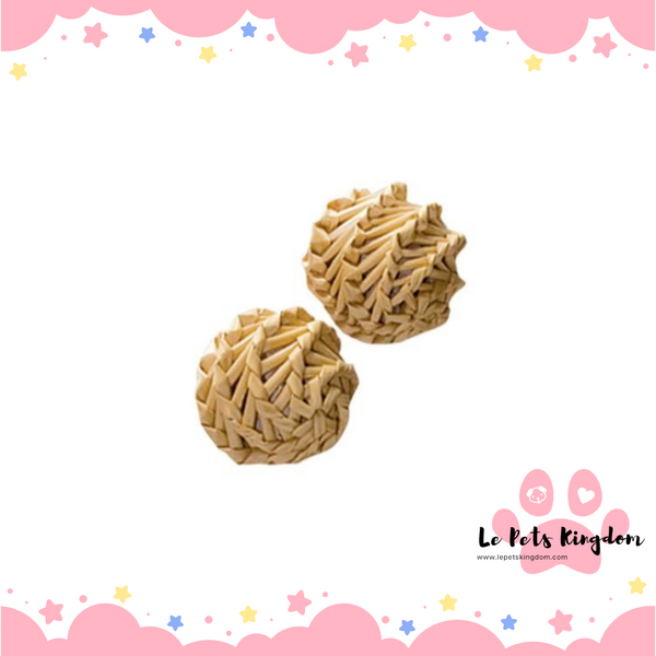 KONG Naturals Straw Ball Cat Toy (2pack)