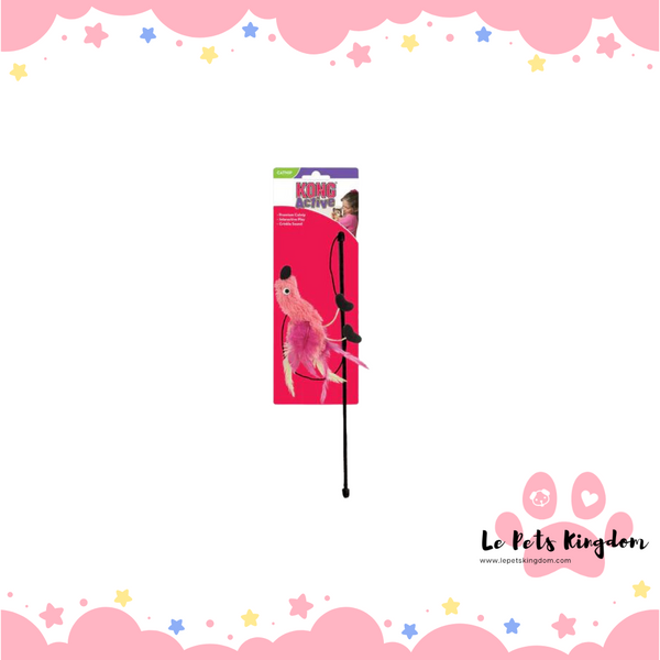 Kong Feather Teaser Cat Wand Toy