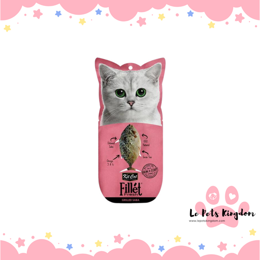 [BUNDLE OF 6] Kit Cat Fillet Fresh Grilled Mackerel Cat Treat 30g