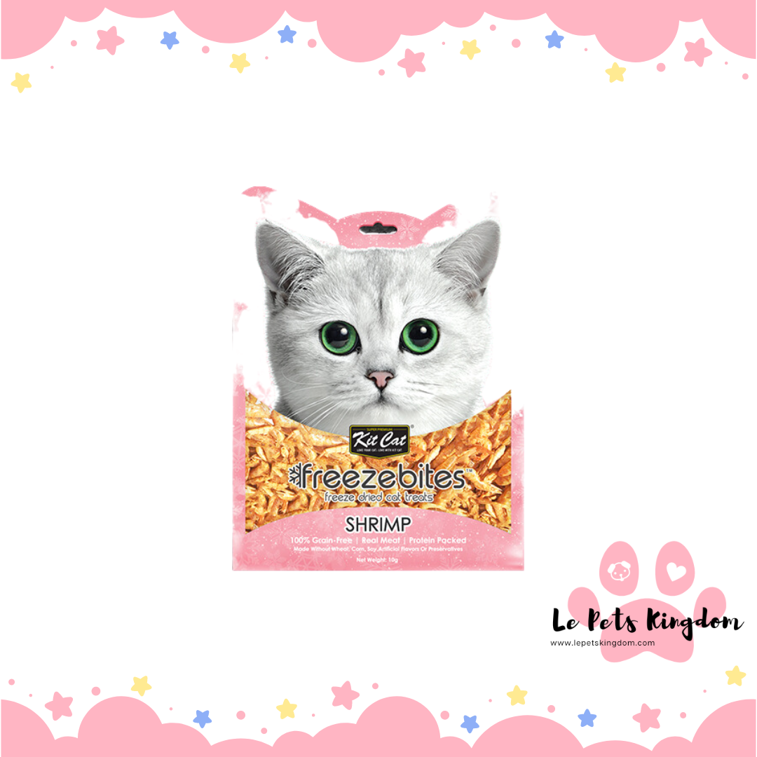 Kit Cat Freeze Bites Shrimp Grain Free Cat Treats 15g