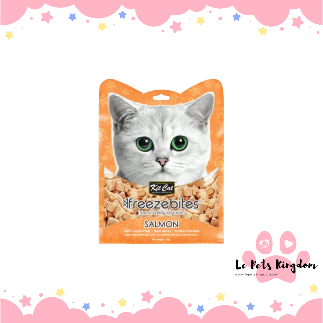 Kit Cat Freeze Bites Salmon Grain Free Cat Treats 15g