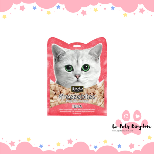 [BUNDLE OF 4] Kit Cat Freeze Bites Tuna Grain Free Cat Treats 15g