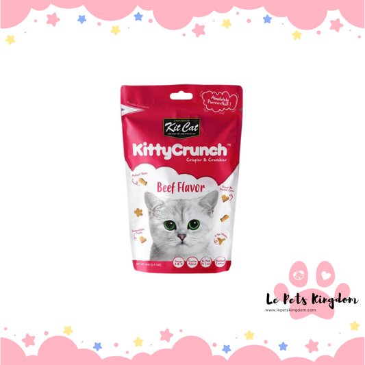 [BUNDLE OF 5] Kit Cat KittyCrunch Beef Cat Bites 60g