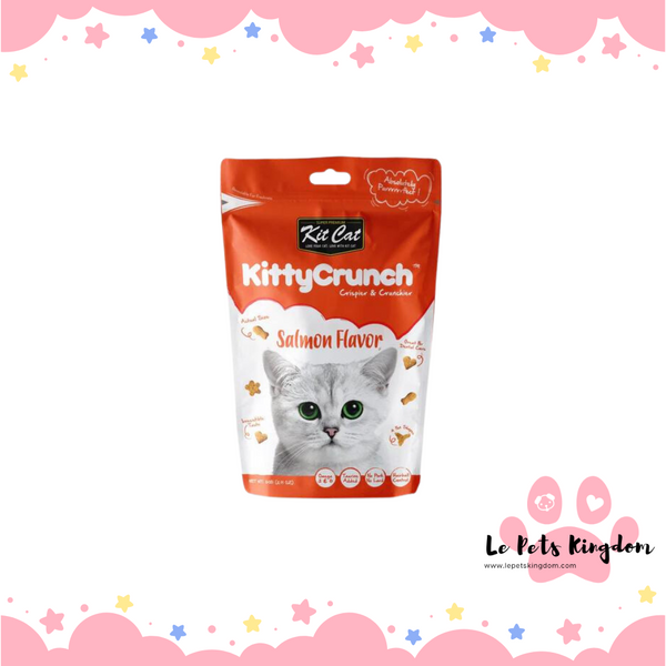 [BUNDLE OF 5] Kit Cat KittyCrunch Salmon Cat Bites 60g