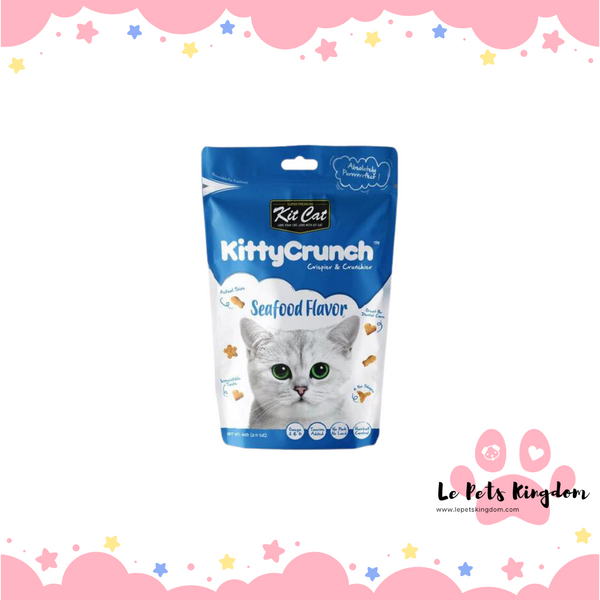[BUNDLE OF 5] Kit Cat KittyCrunch Seafood Cat Bites 60g