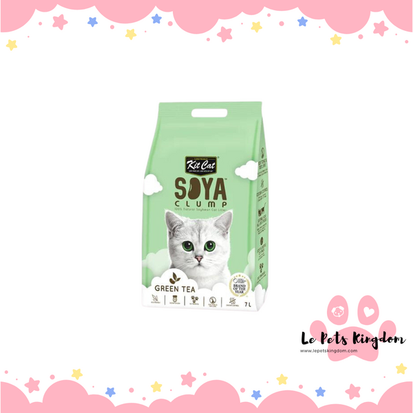 Kit Cat Soya Clump Green Tea Cat Litter 7L