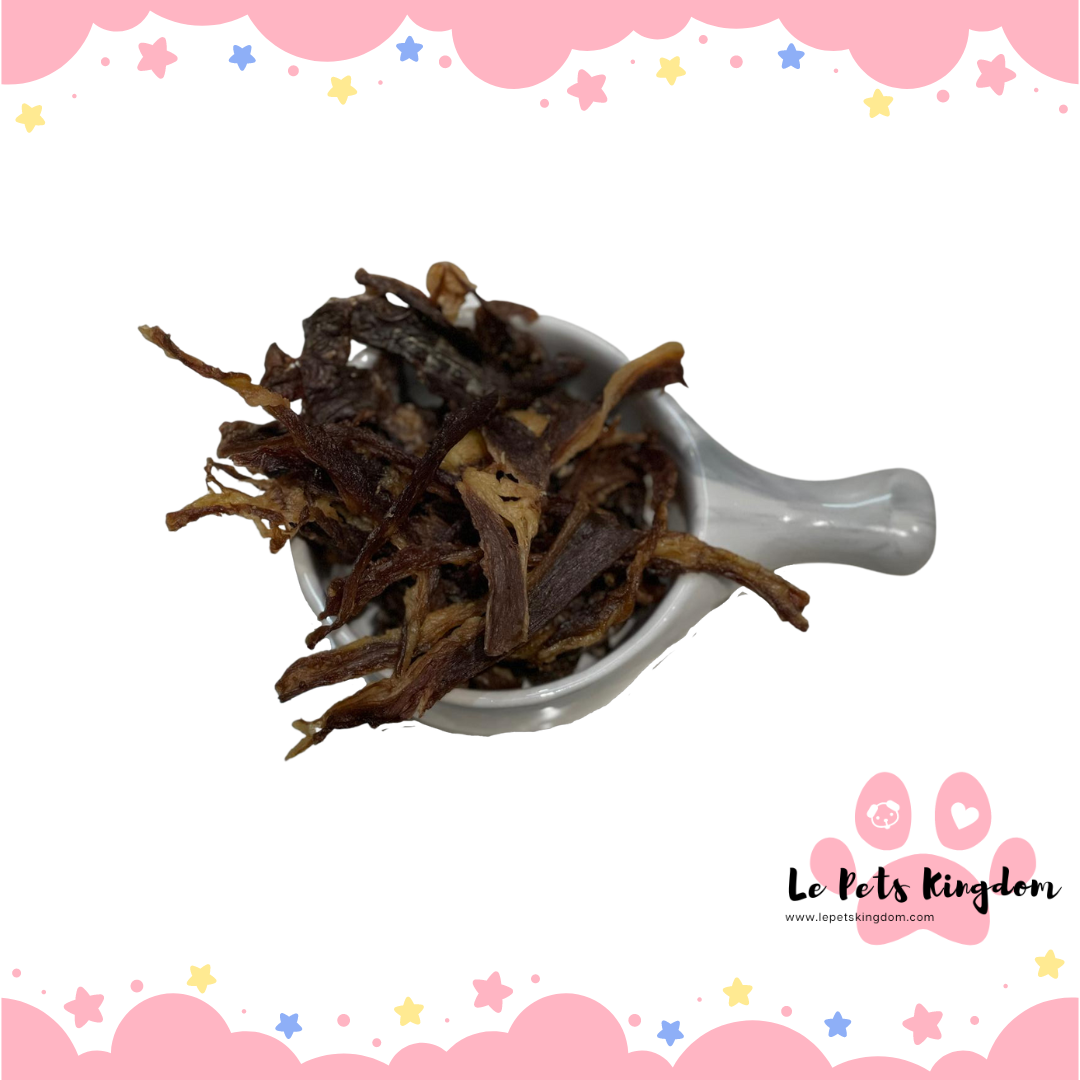 Homemade Dehydrated Lamb Strip Treats