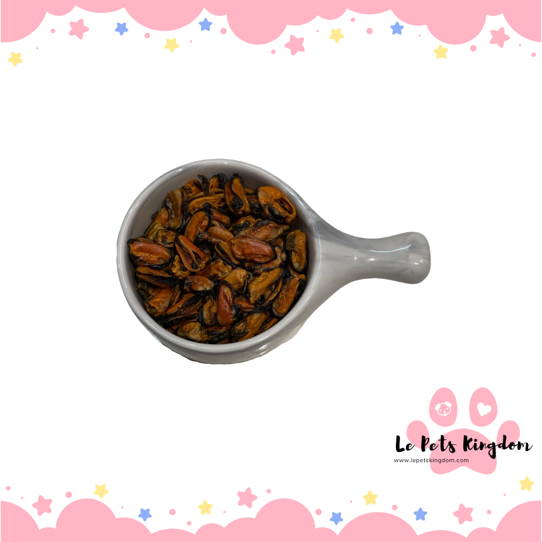 Homemade Dehydrated Mussels Treats