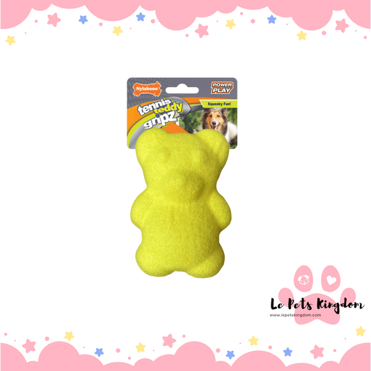 Nylabone Power Play - Tennis Teddy Gripz Bear