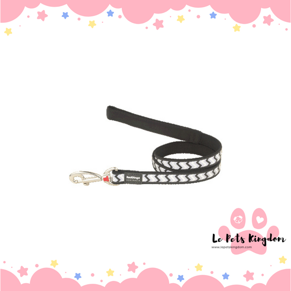RedDingo - Reflective Ziggy Fixed Length Dog Lead 15mm