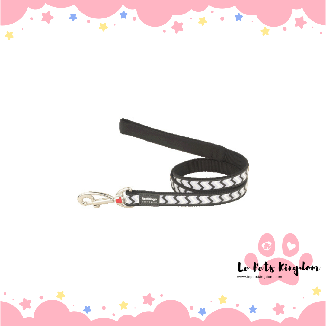 RedDingo - Reflective Ziggy Fixed Length Dog Lead 20mm