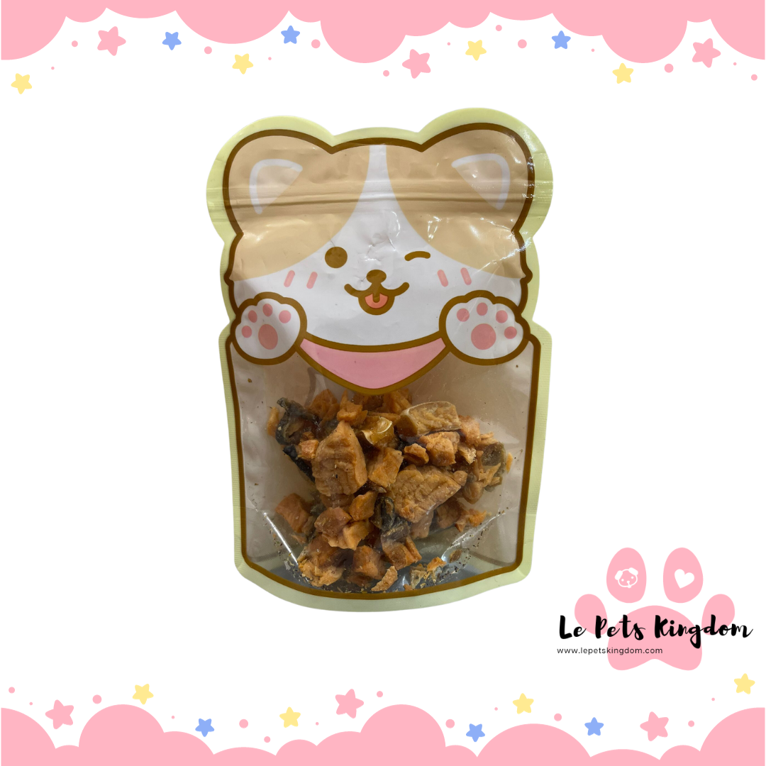 Homemade Dehydrated Salmon Treats