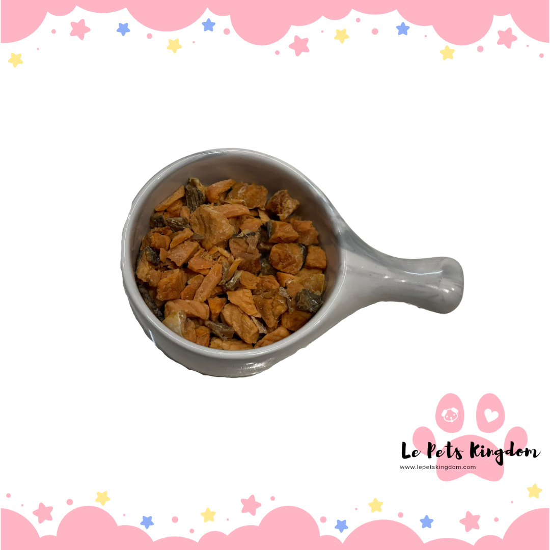 Homemade Dehydrated Salmon Treats