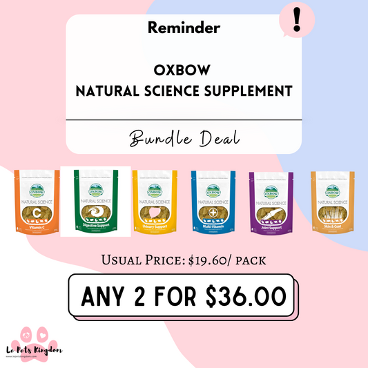 [MIX & MATCH] Oxbow Natural Science Supplements