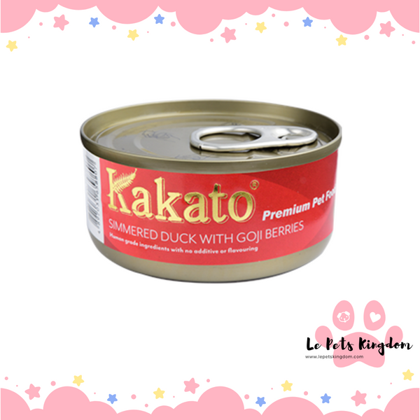 Kakato Simmered Duck with Goji Berries Canned Food For Cat & Dog 70g