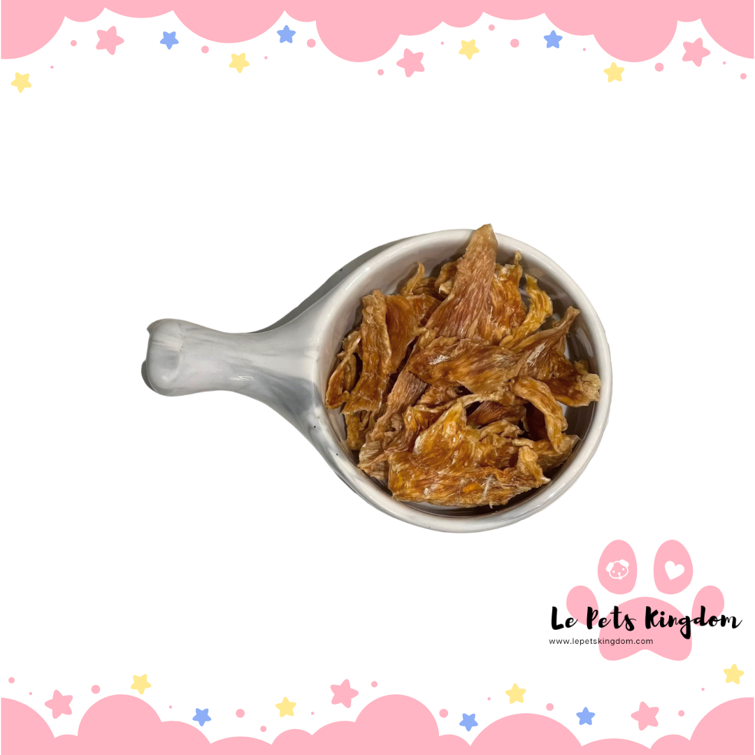 Homemade Dehydrated Chicken Slice Treats