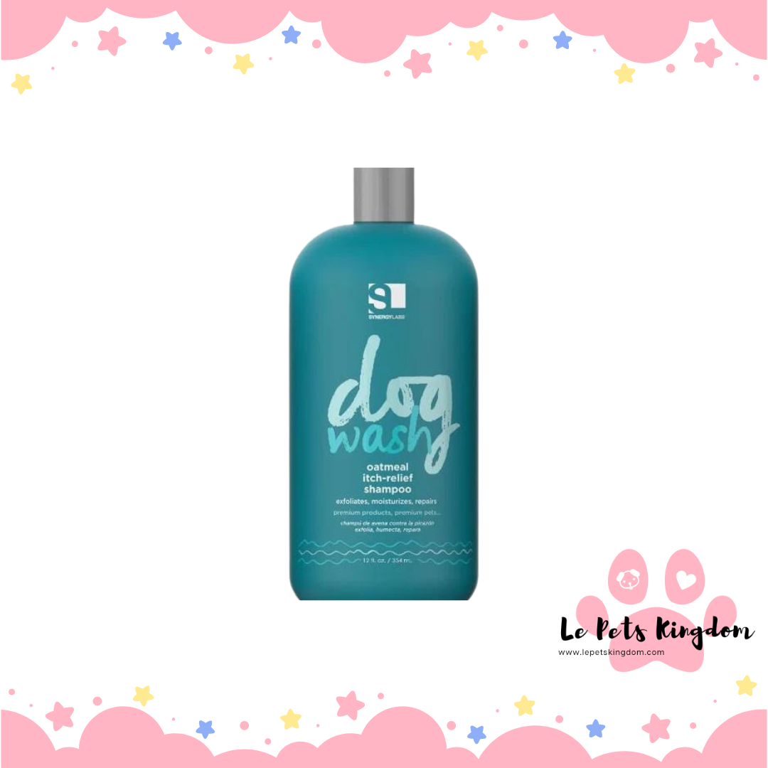 SynergyLab Dog Wash Oatmeal Itch Relief Shampoo 12oz