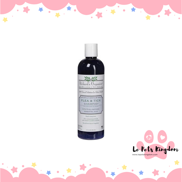 SynergyLab Richard's Organic Natural Flea & Tick Shampoo 12oz